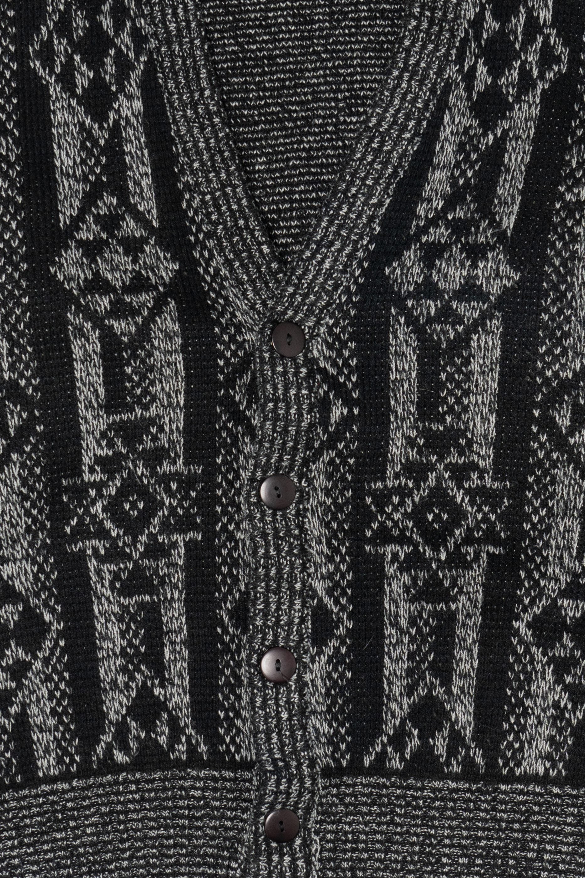 Vintage Dark Gray Jason Daniels Cardigan Sweater (1980s)
