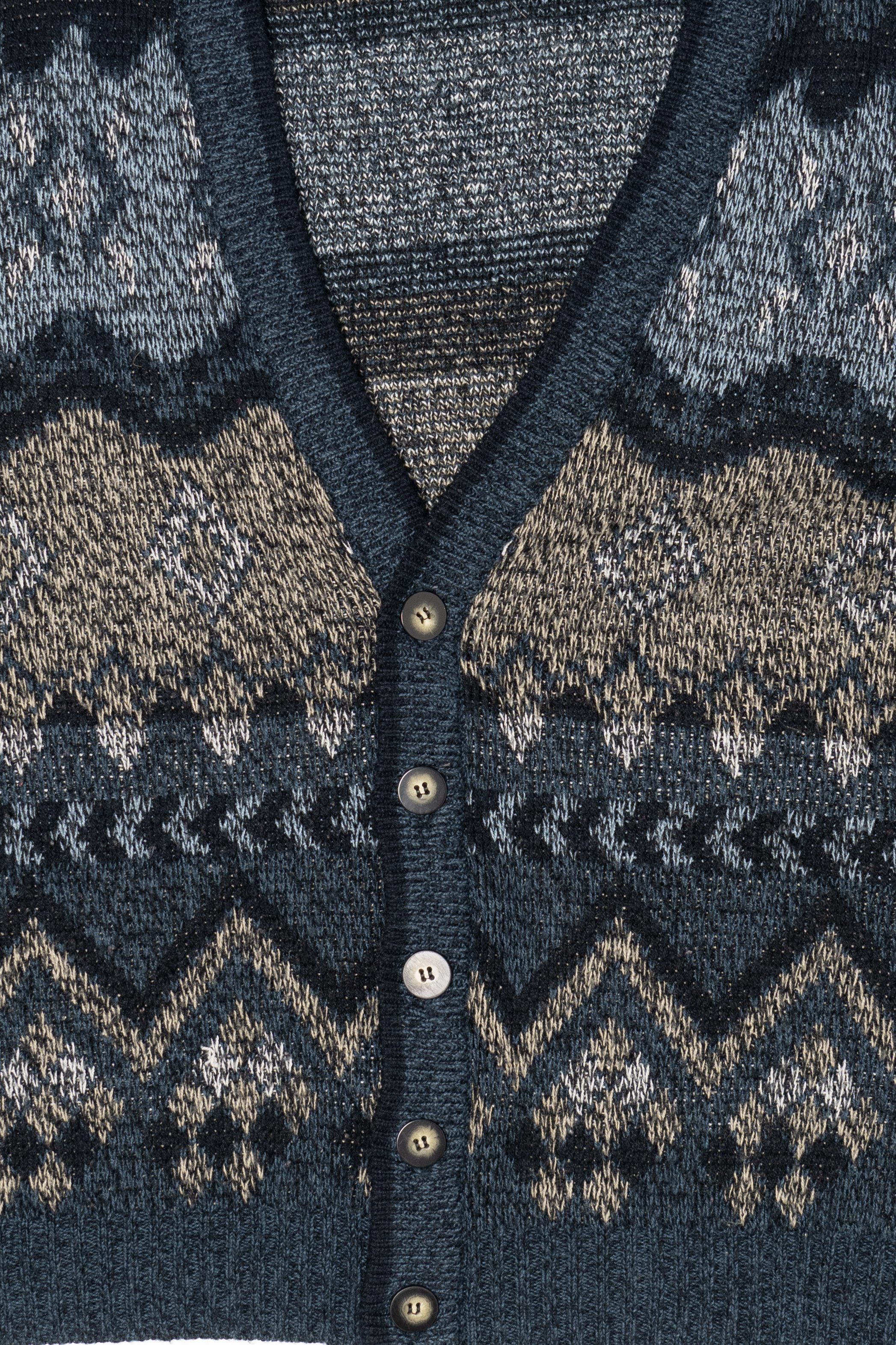 Vintage Blue Harbor Bay Cardigan Sweater (1990s)