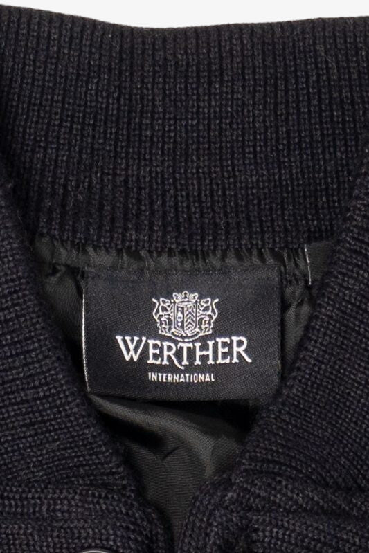 Vintage Black Lined Werther 80s Sweater (1980s)