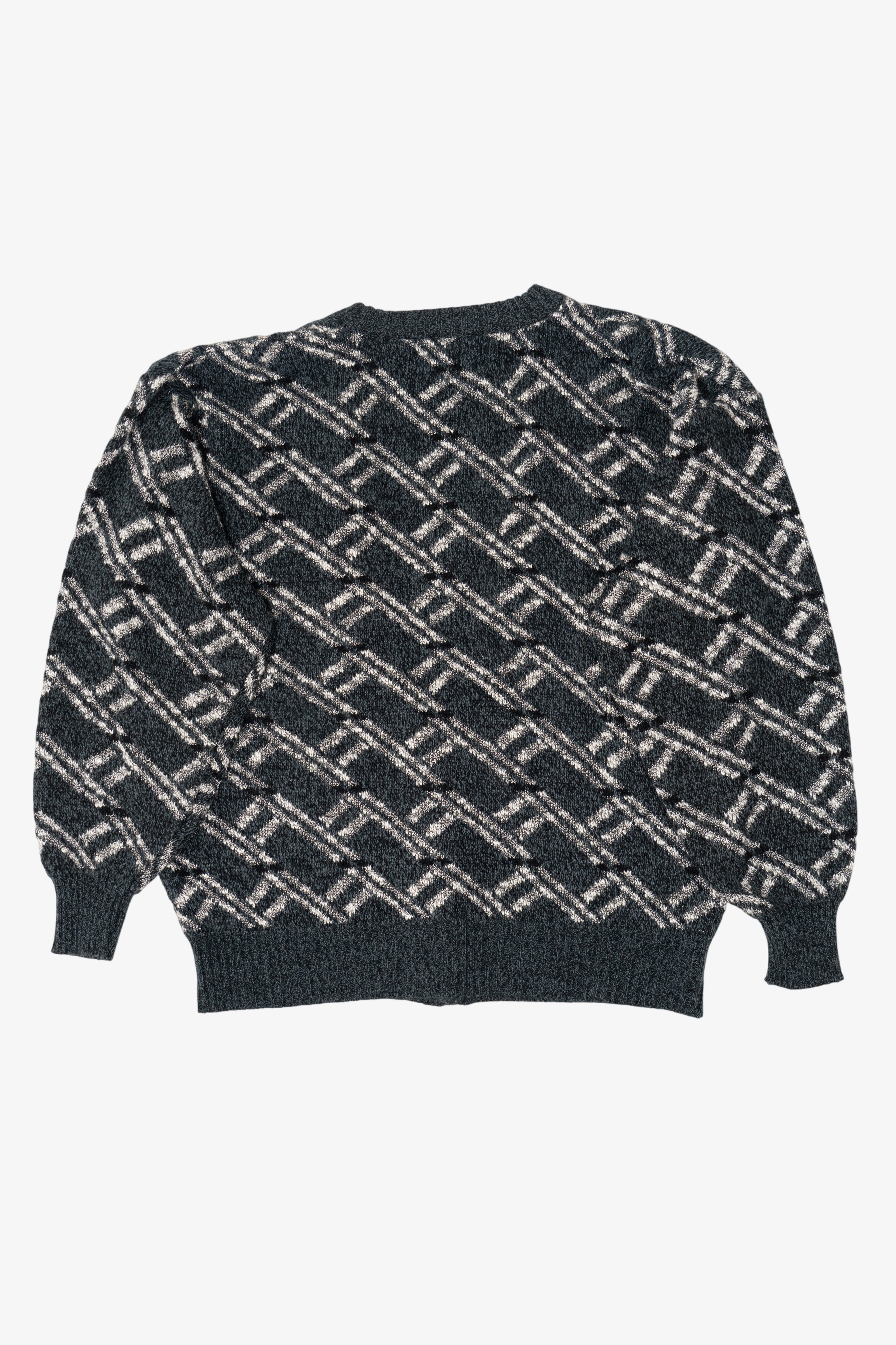 Vintage Gray Michael Gerald Cardigan Sweater (1980s)