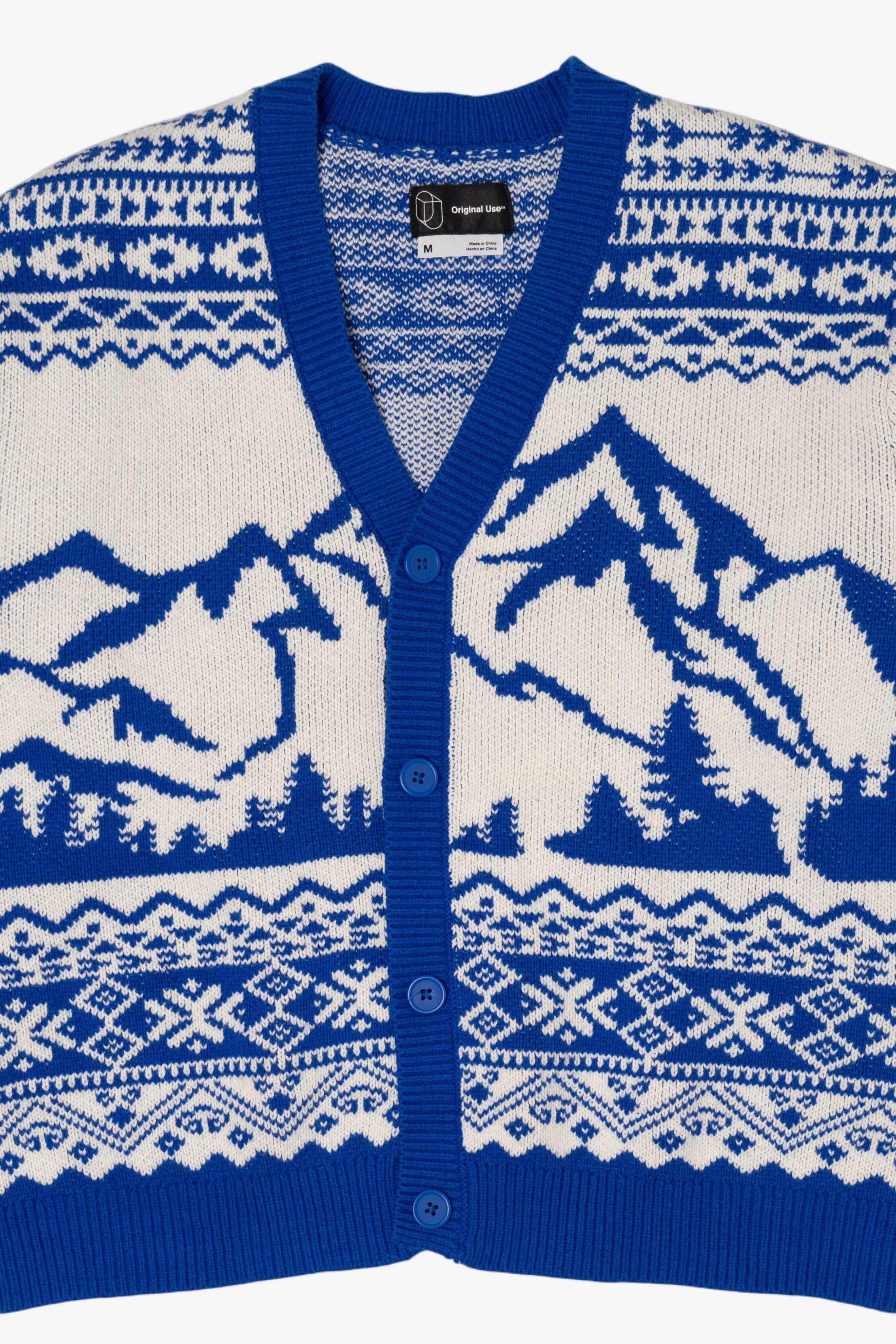 Original Use Mountains Cardigan Sweater (2020s)