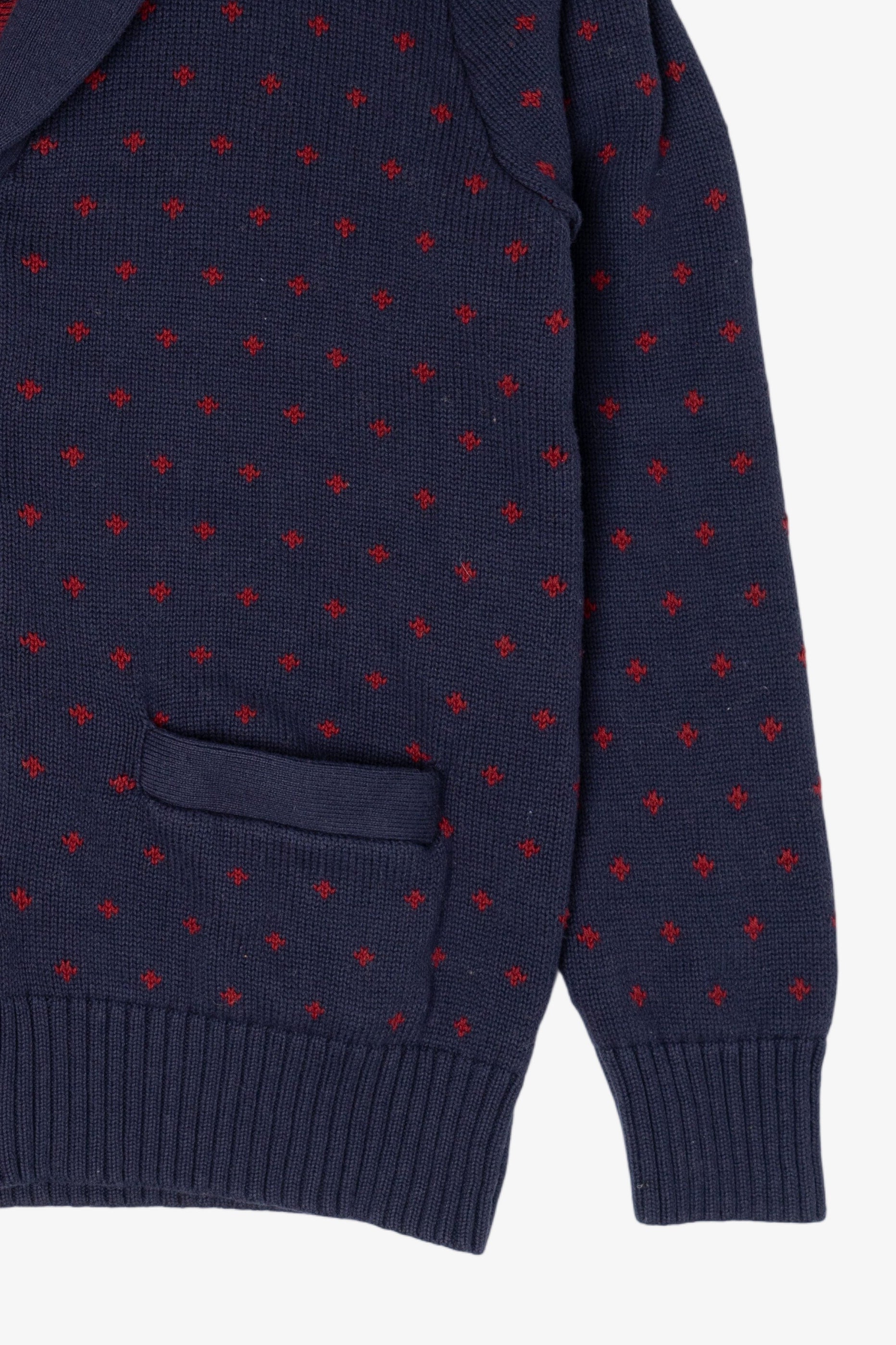 Blue And Red Merona Cardigan Sweater (2010s)