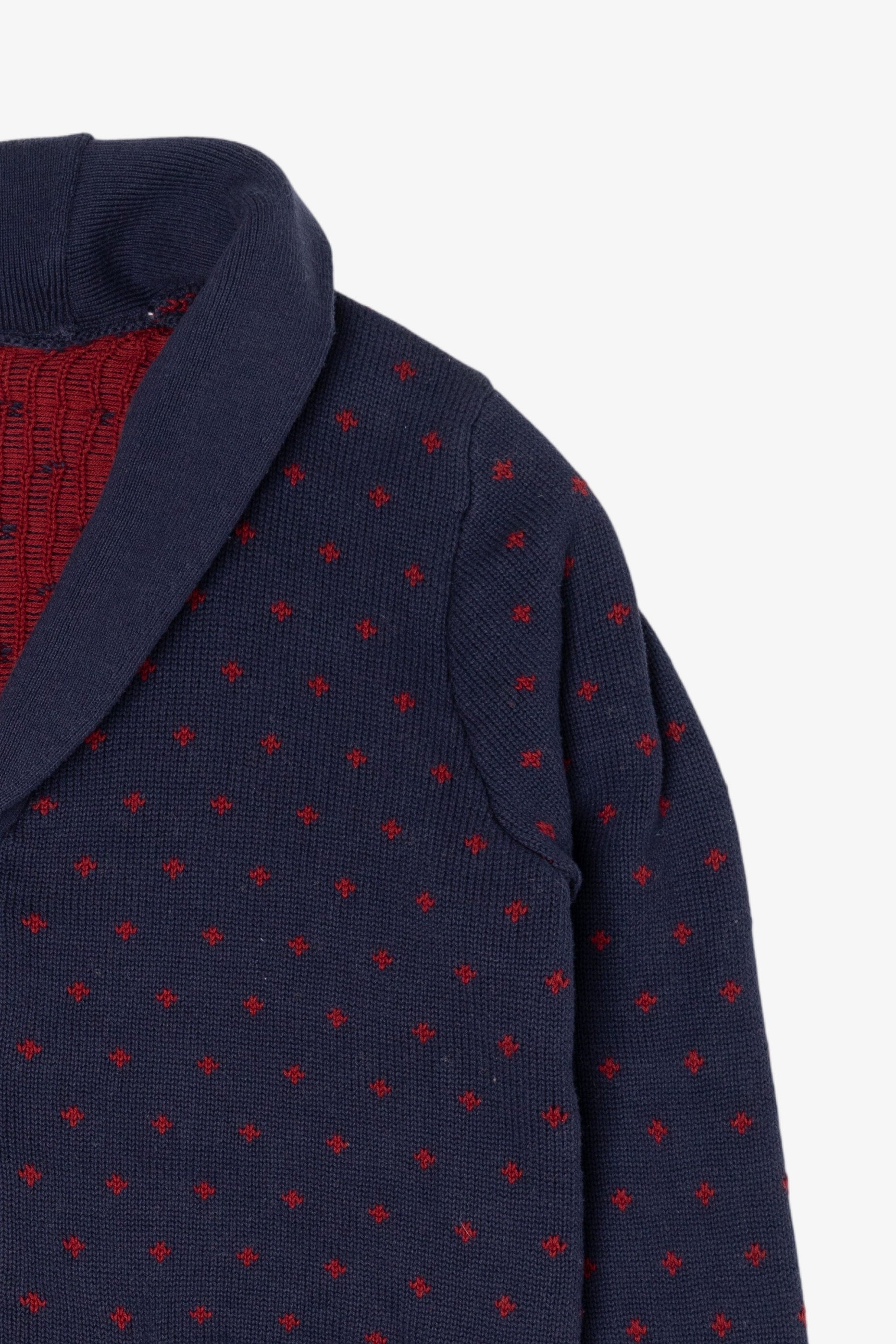 Blue And Red Merona Cardigan Sweater (2010s)
