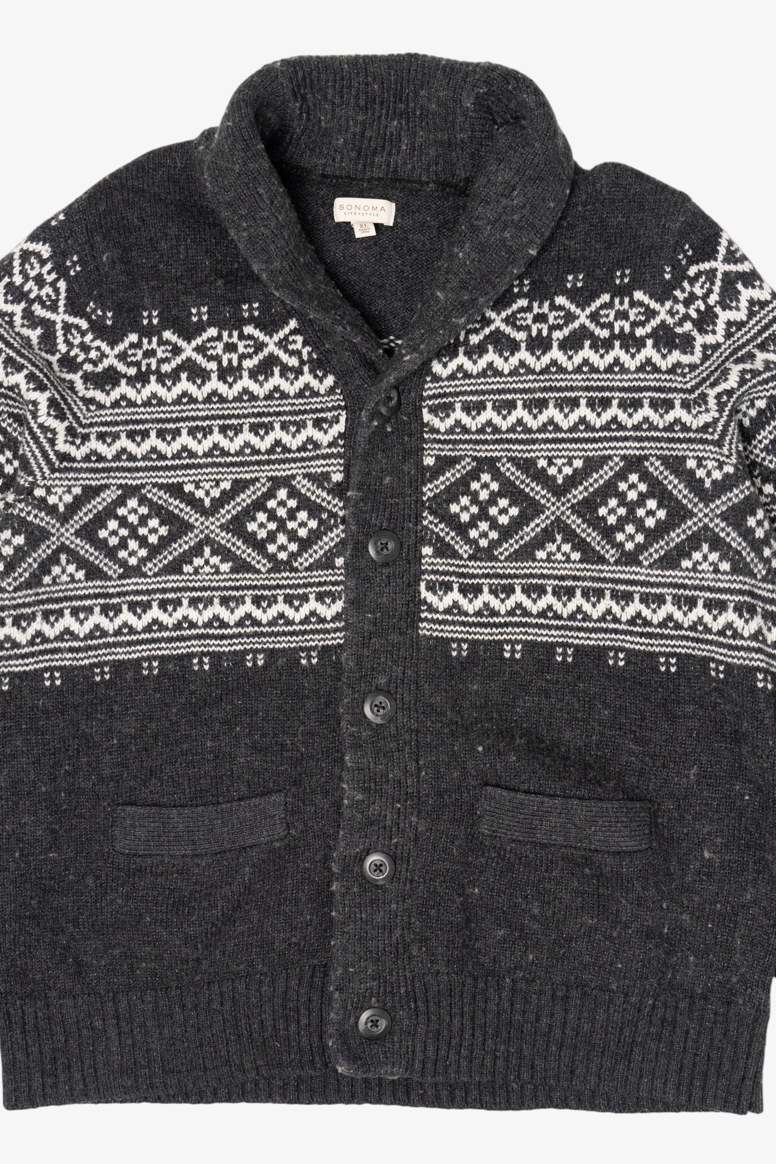 Dark Gray Sonoma Cardigan Sweater (2010s)