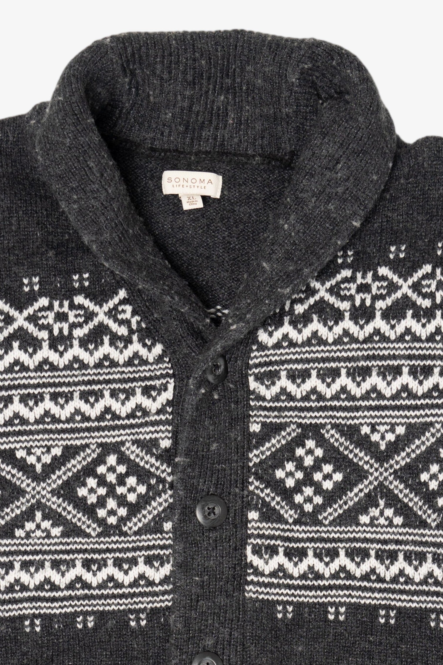 Dark Gray Sonoma Cardigan Sweater (2010s)