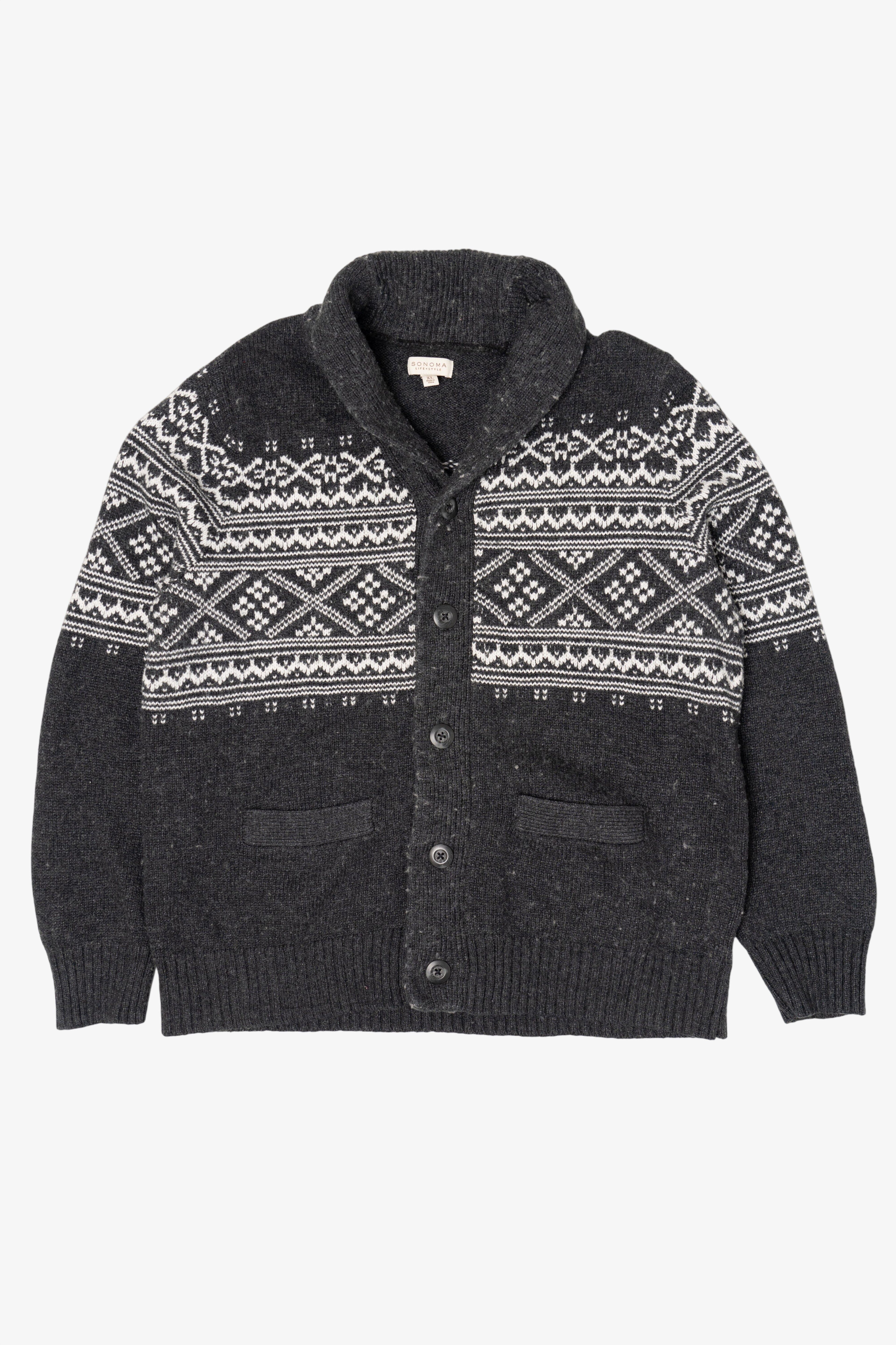 Dark Gray Sonoma Cardigan Sweater (2010s)