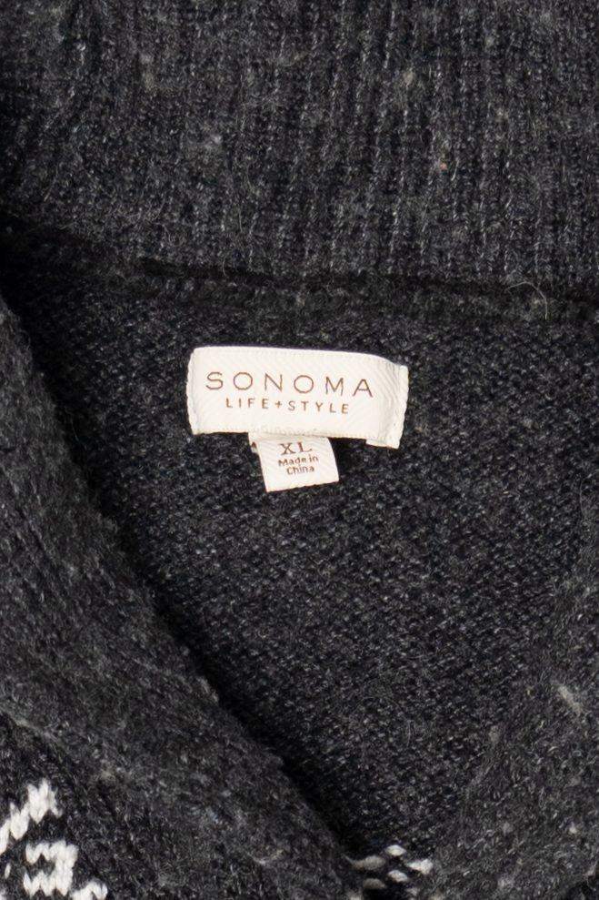 Dark Gray Sonoma Cardigan Sweater (2010s)