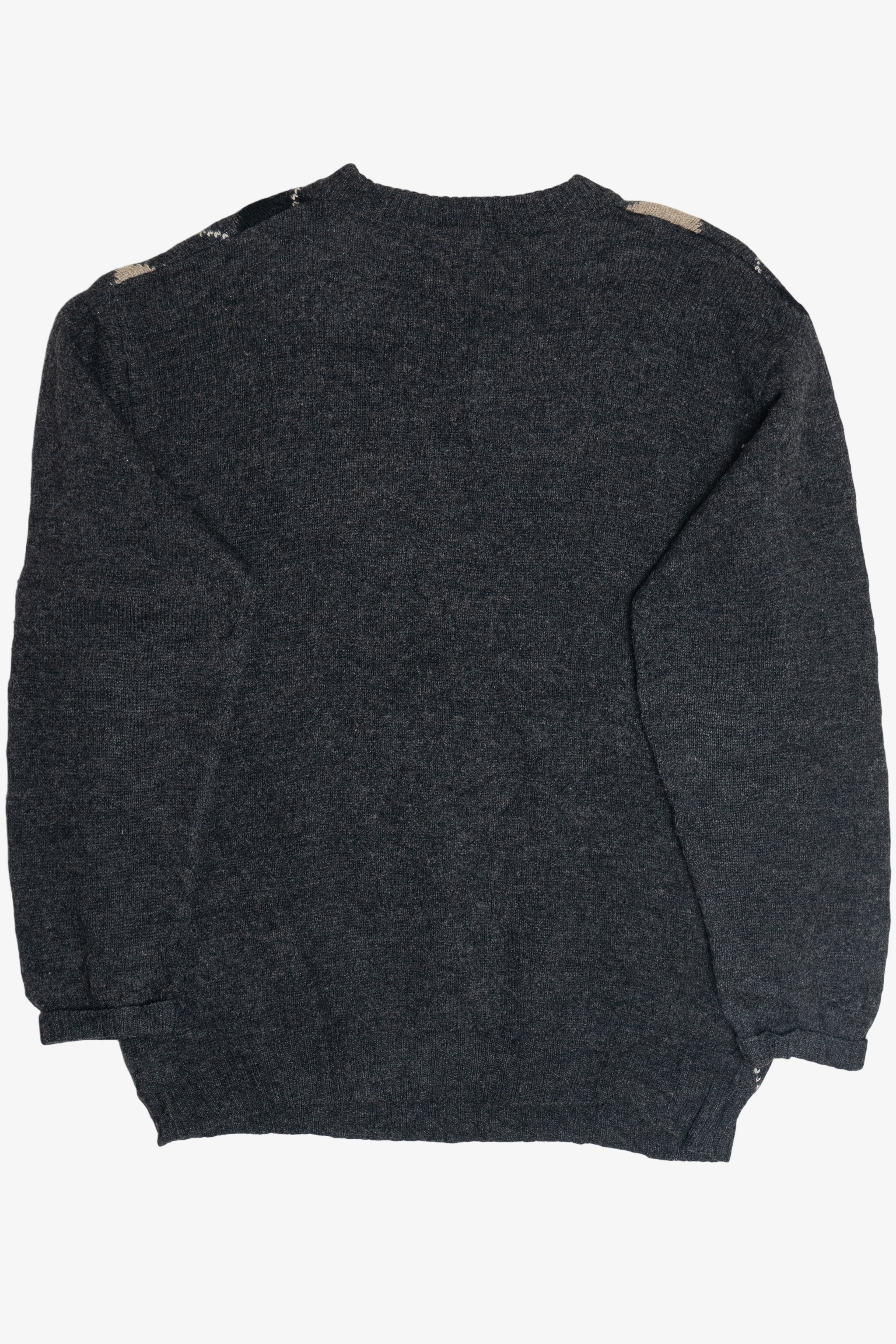 Vintage United Colors of Benetton Argyle Wool Sweater (1980s)