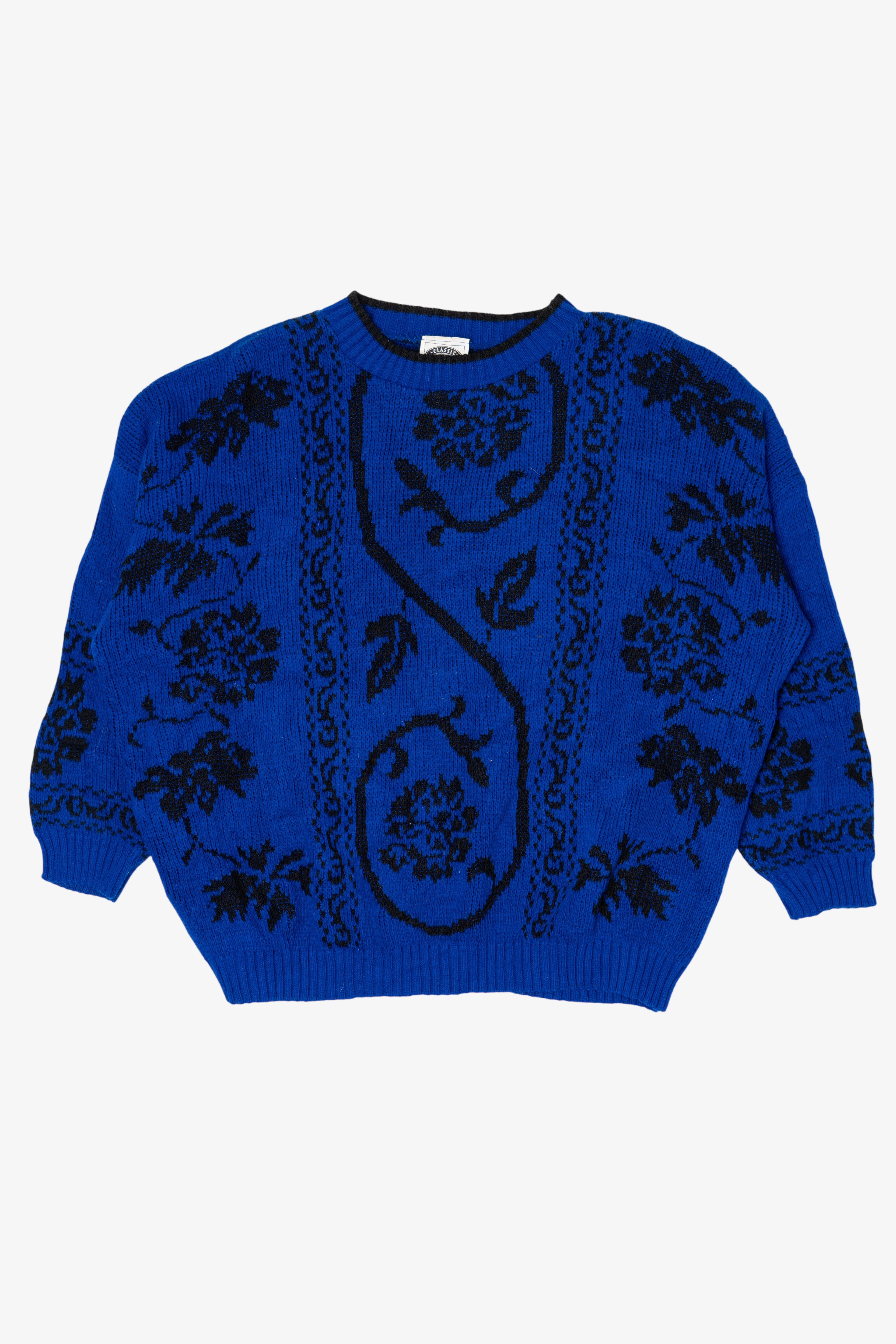 Vintage Blue Classic Essentials Sweater (1980s)