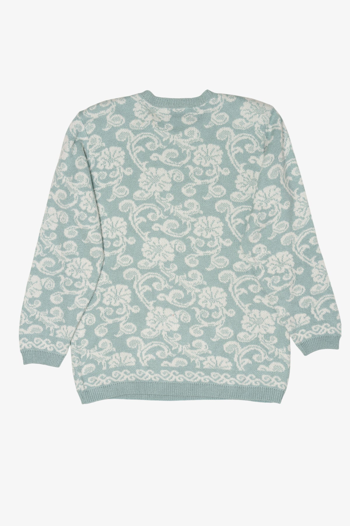 Vintage Teal Alfred Dunner Sweater (1990s)