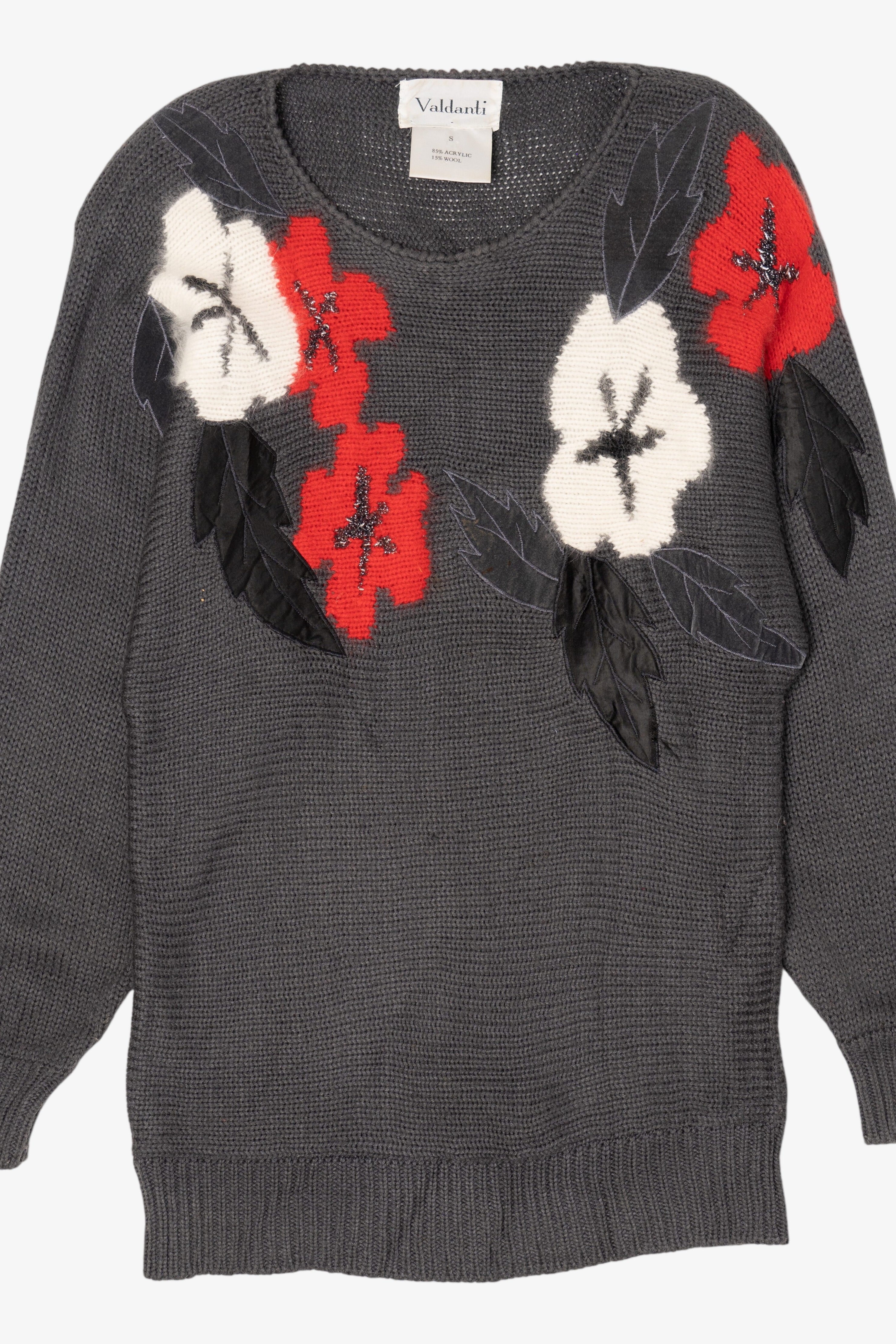 Vintage Gray Valdanti Sweater (1980s)