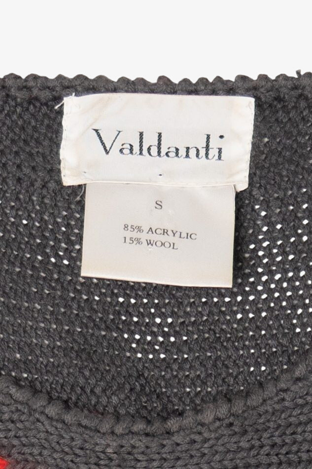 Vintage Gray Valdanti Sweater (1980s)