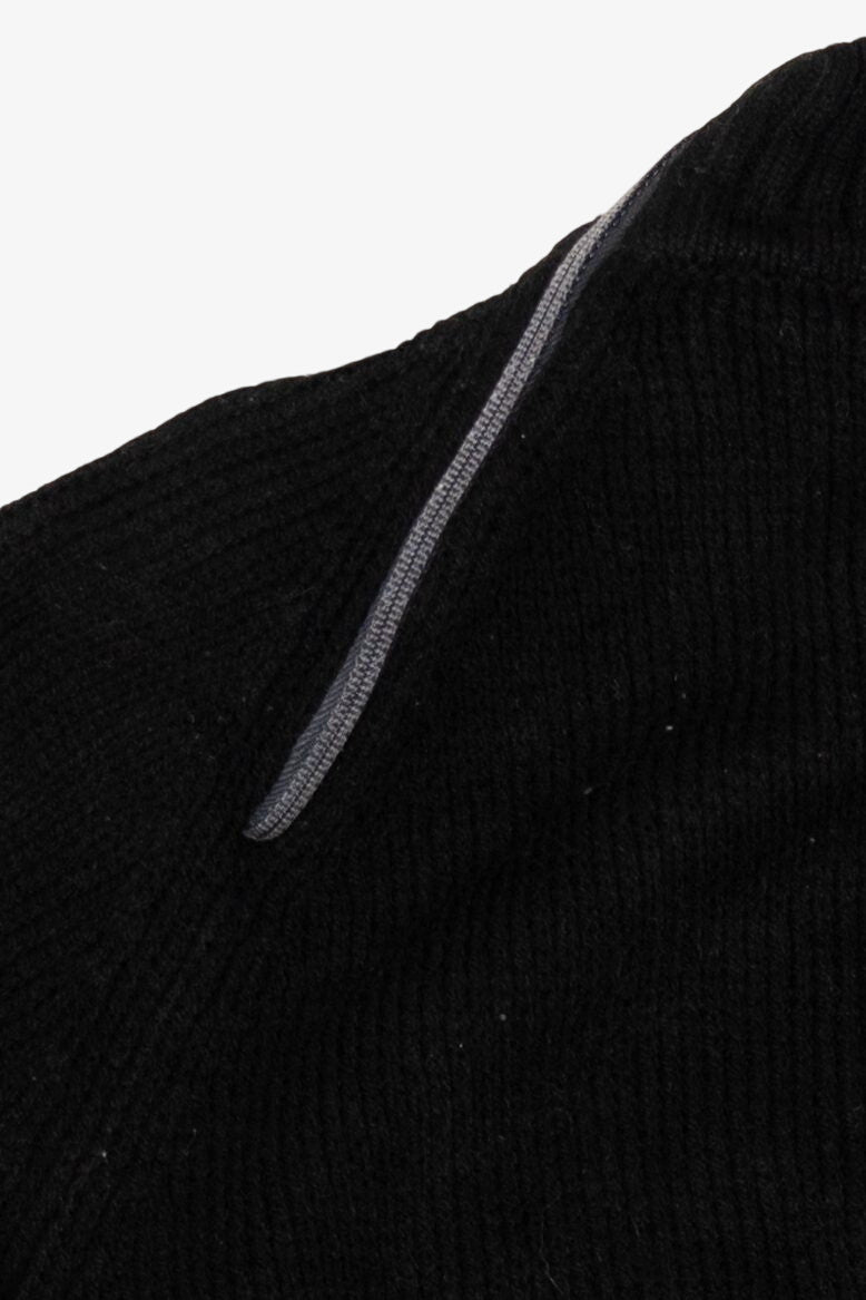 Vintage Black Paisley And Floral Pattern Sweater (1980s)