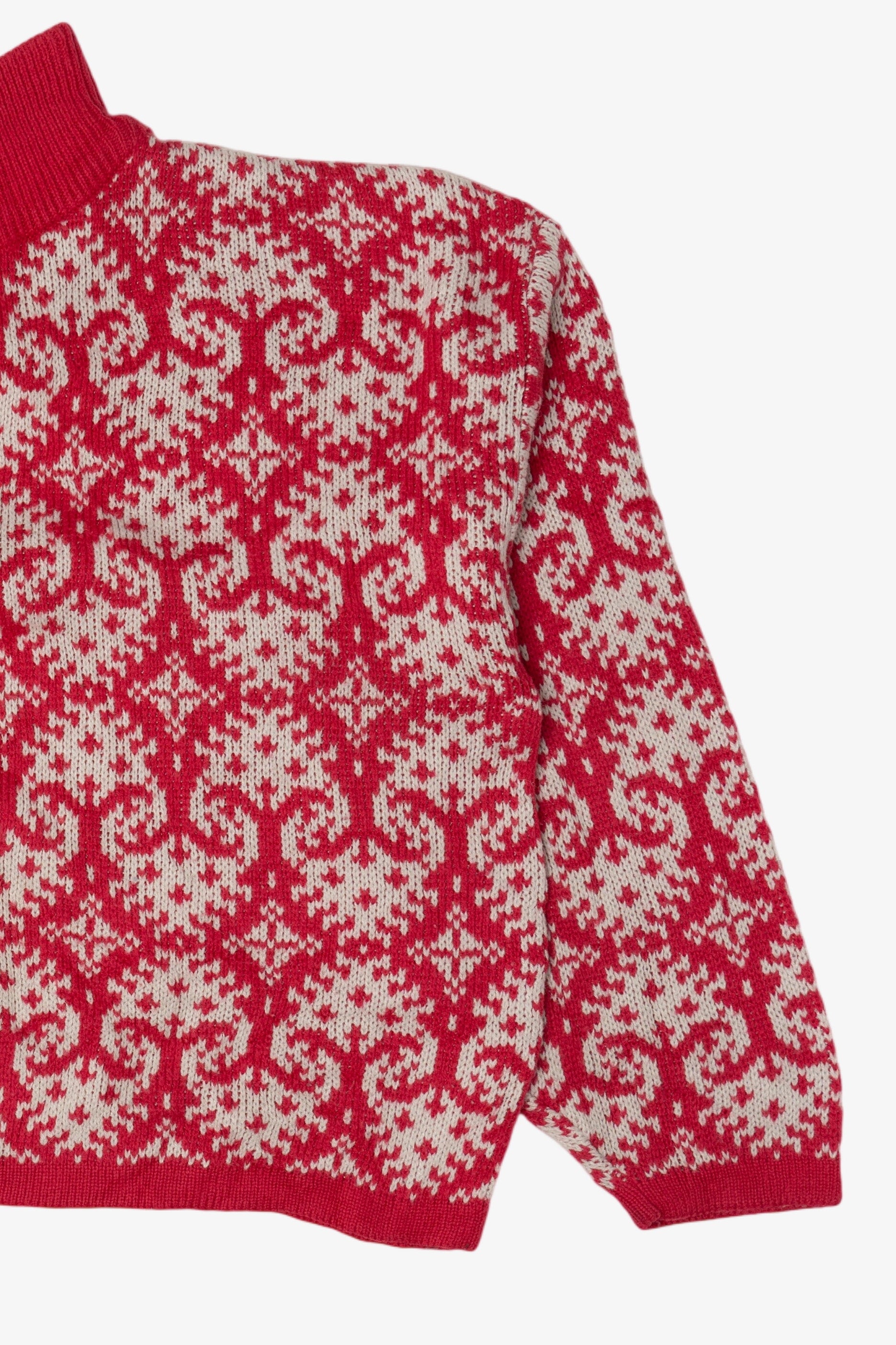 Vintage Red Joan Harper Turtle Neck Sweater (1980s)