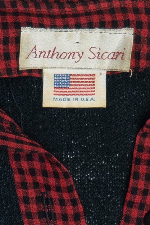 Vintage Anthony Sicari Sweater With Semi-Sheer Sleeves (1980s)