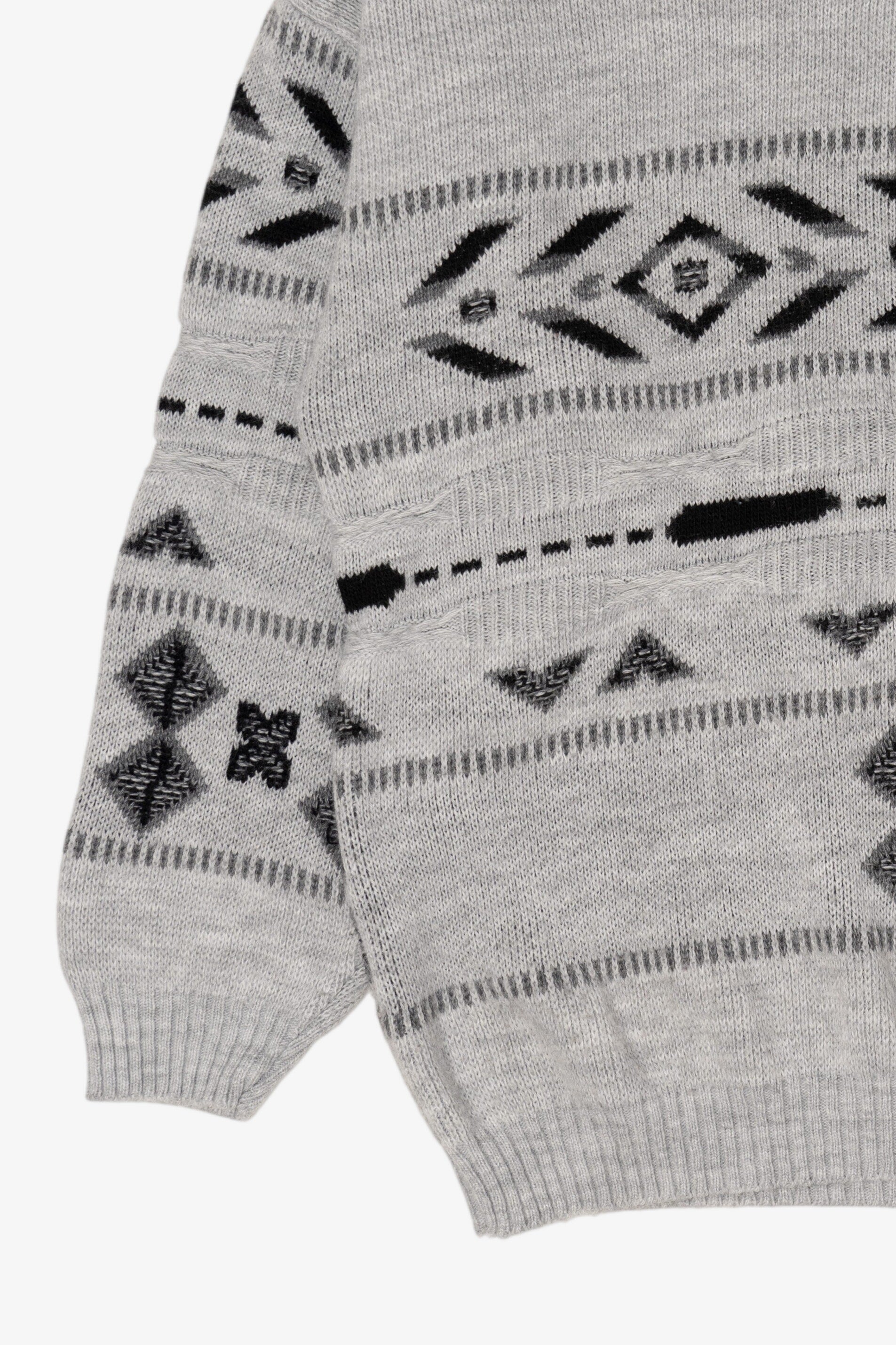 Vintage Gray 80s Sweater (1980s)