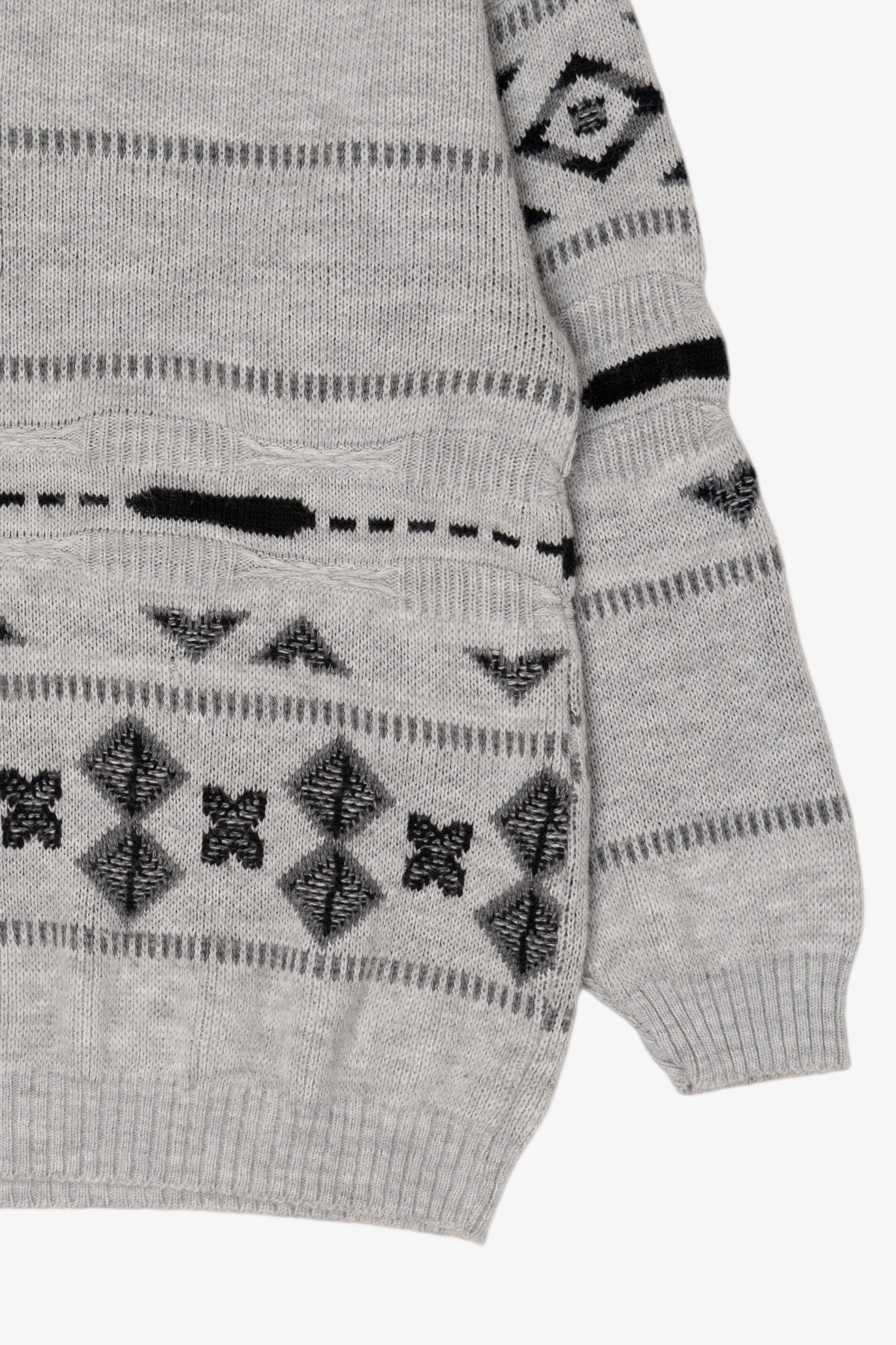 Vintage Gray 80s Sweater (1980s)