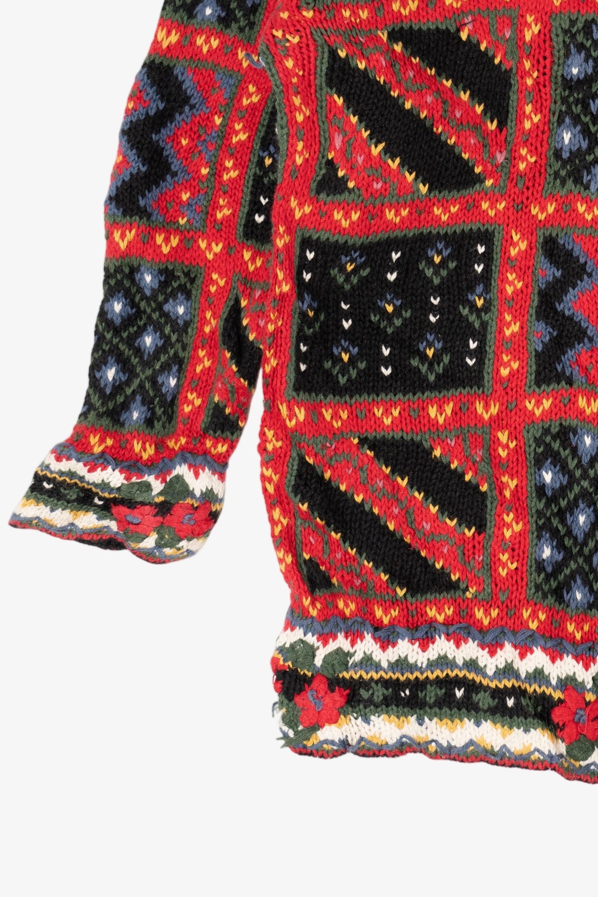 Vintage Hand Knit Compagnie Internationale Express Sweater (1990s)