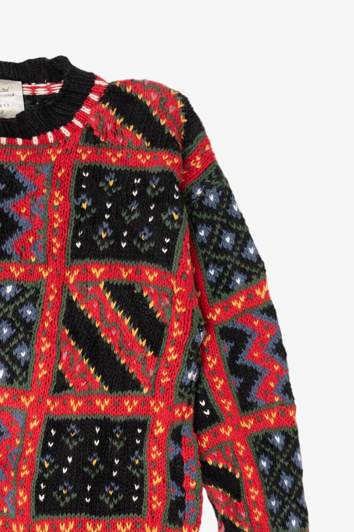 Vintage Hand Knit Compagnie Internationale Express Sweater (1990s)