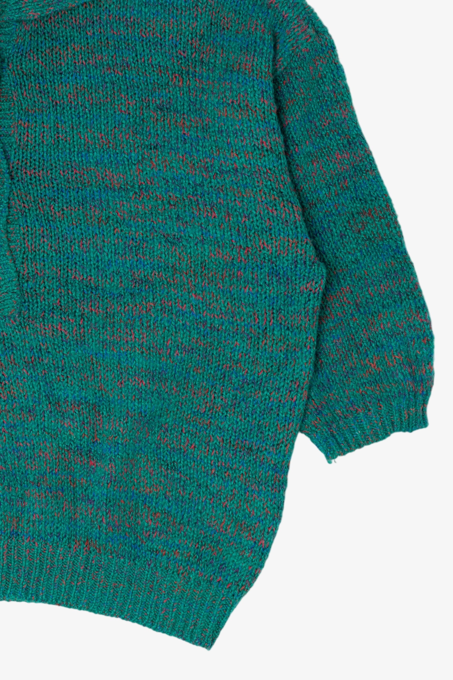 Vintage Teal Victoria Jones Grunge Sweater (1980s)