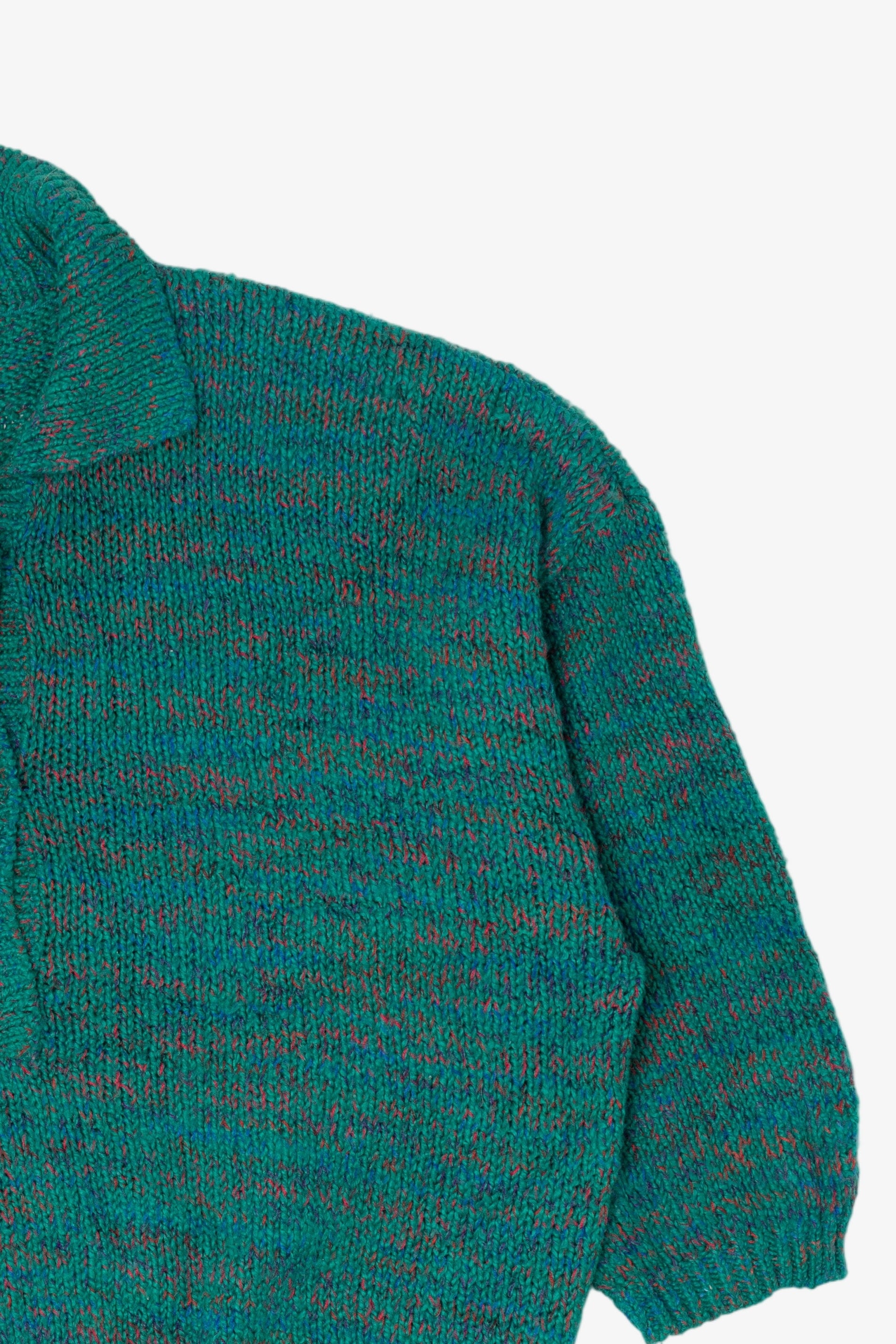 Vintage Teal Victoria Jones Grunge Sweater (1980s)