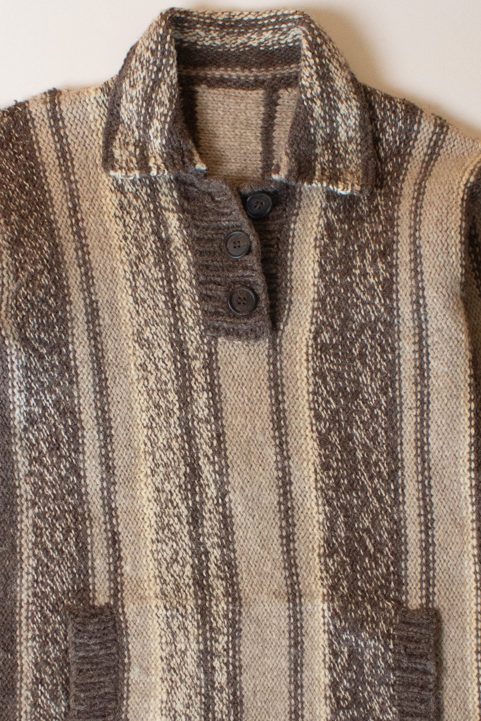 Vintage Brown Polo Neck Sweater (1990s)