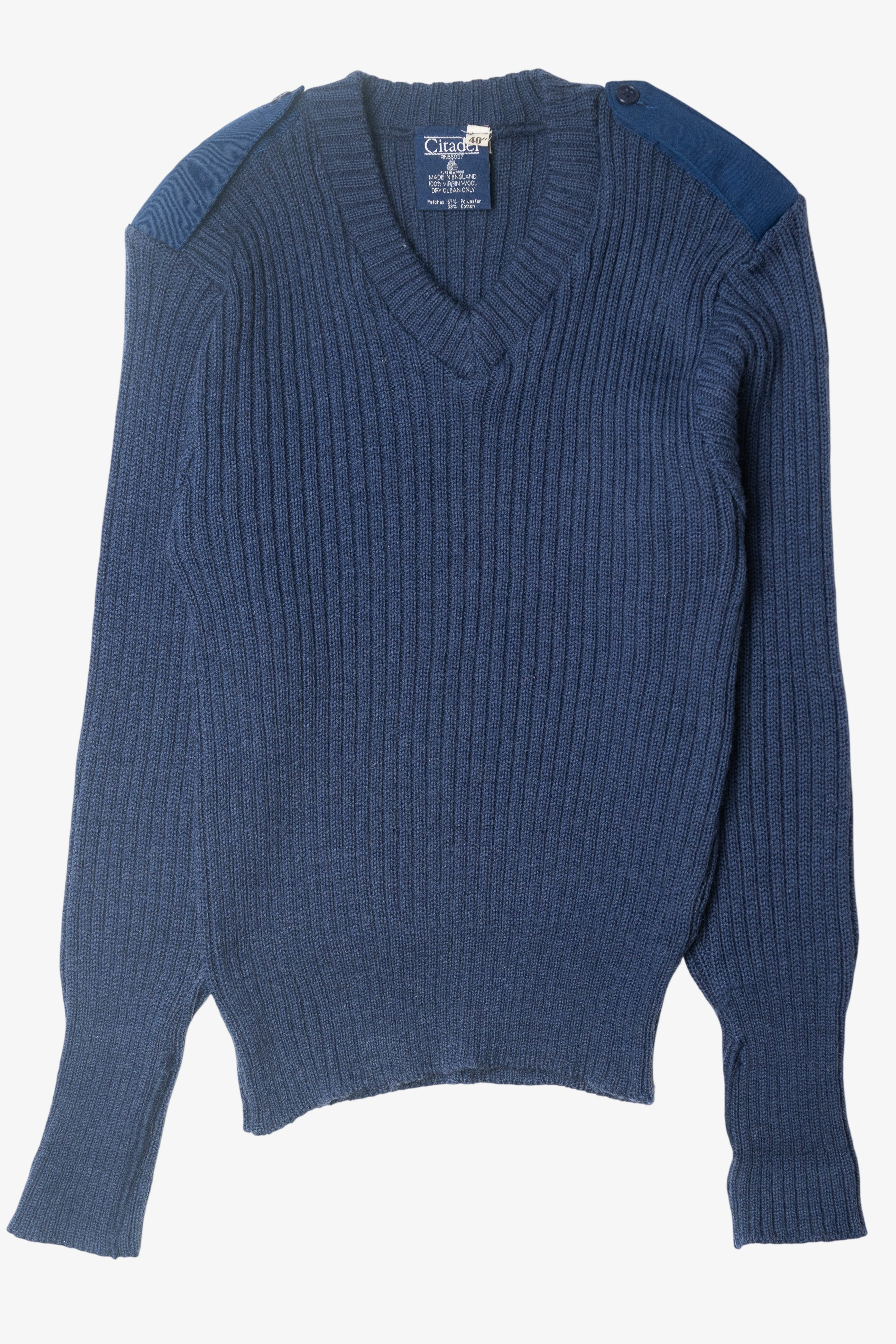 Navy Blue Citadel Vintage Sweater (1990s)