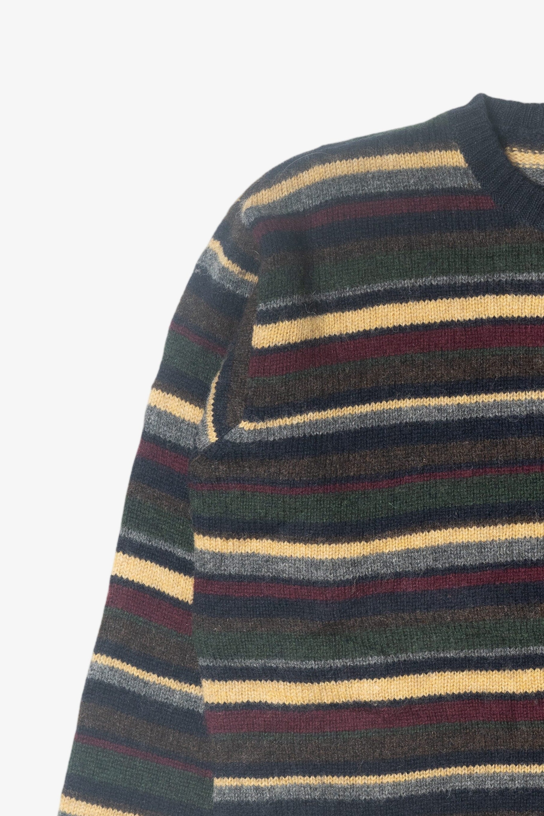Vintage J. Crew Multicolor Stripe Sweater (1990s)