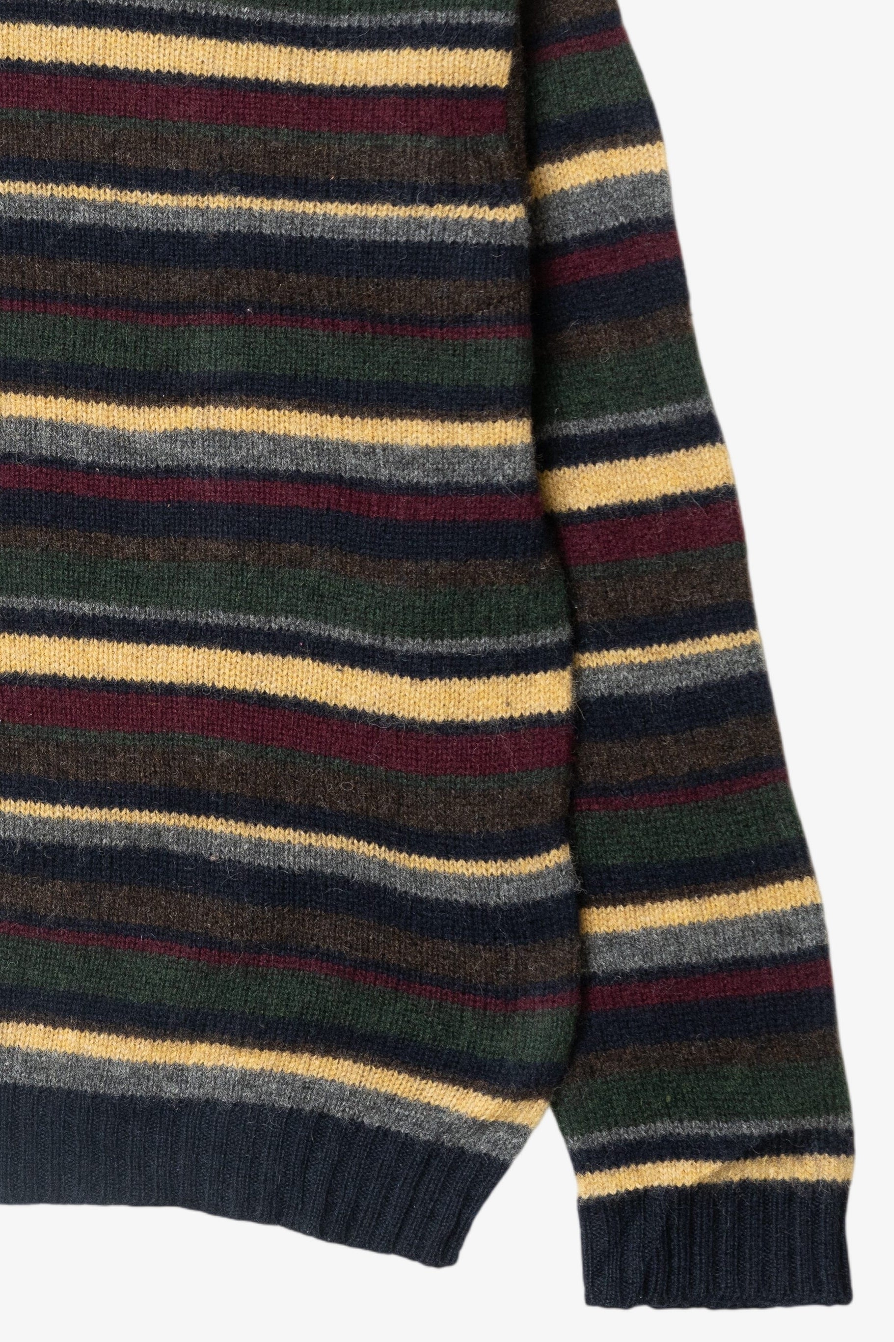 Vintage J. Crew Multicolor Stripe Sweater (1990s)