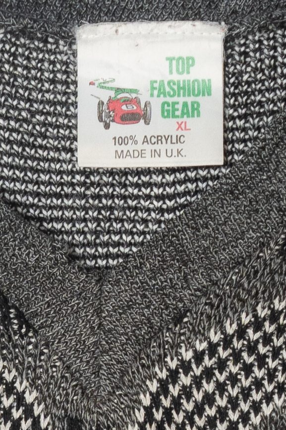 Vintage Top Fashion Gear Chevron Sweater (1980s)