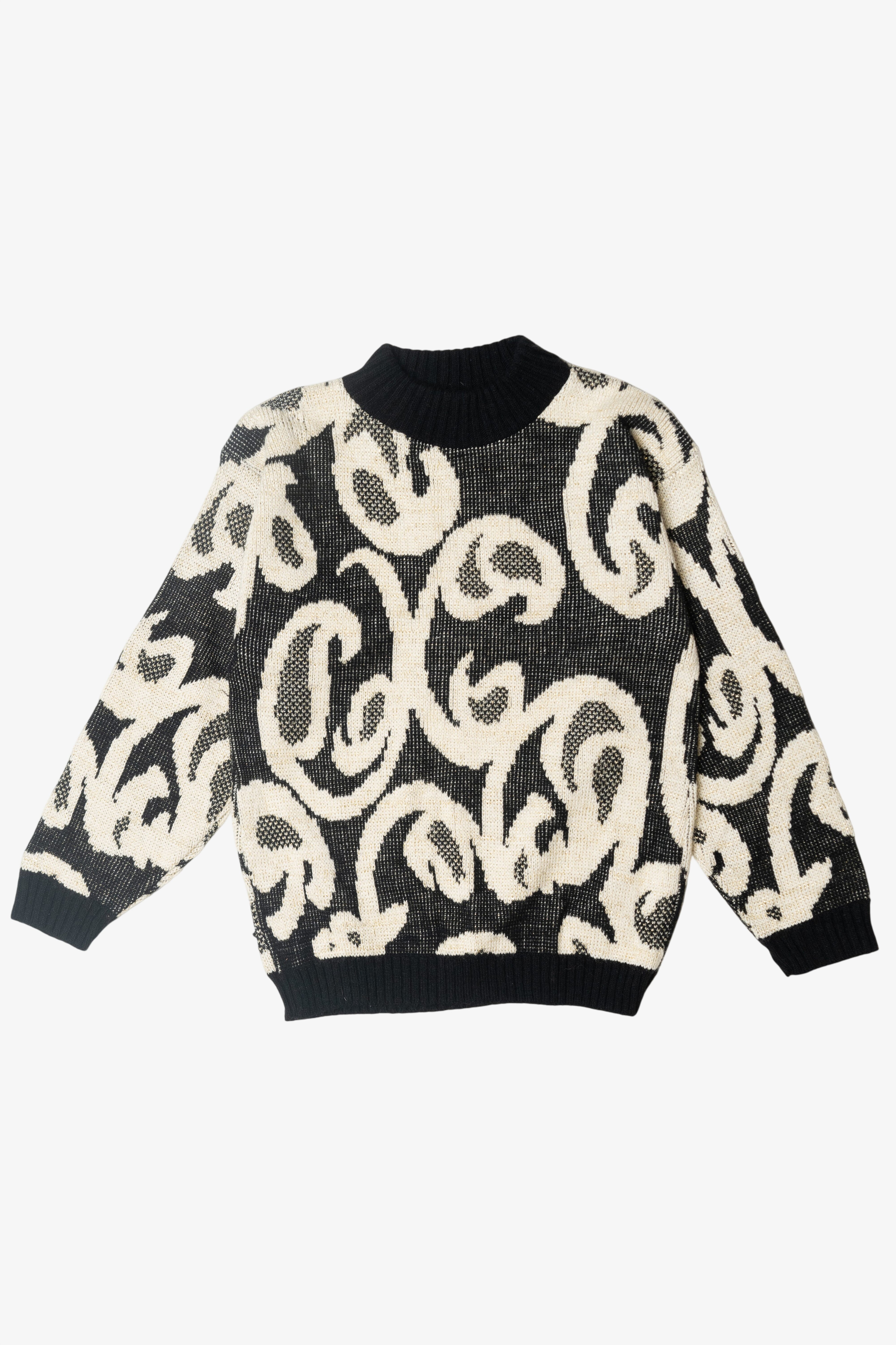 Vintage Anytime Glitz Floral Sweater (2000s)