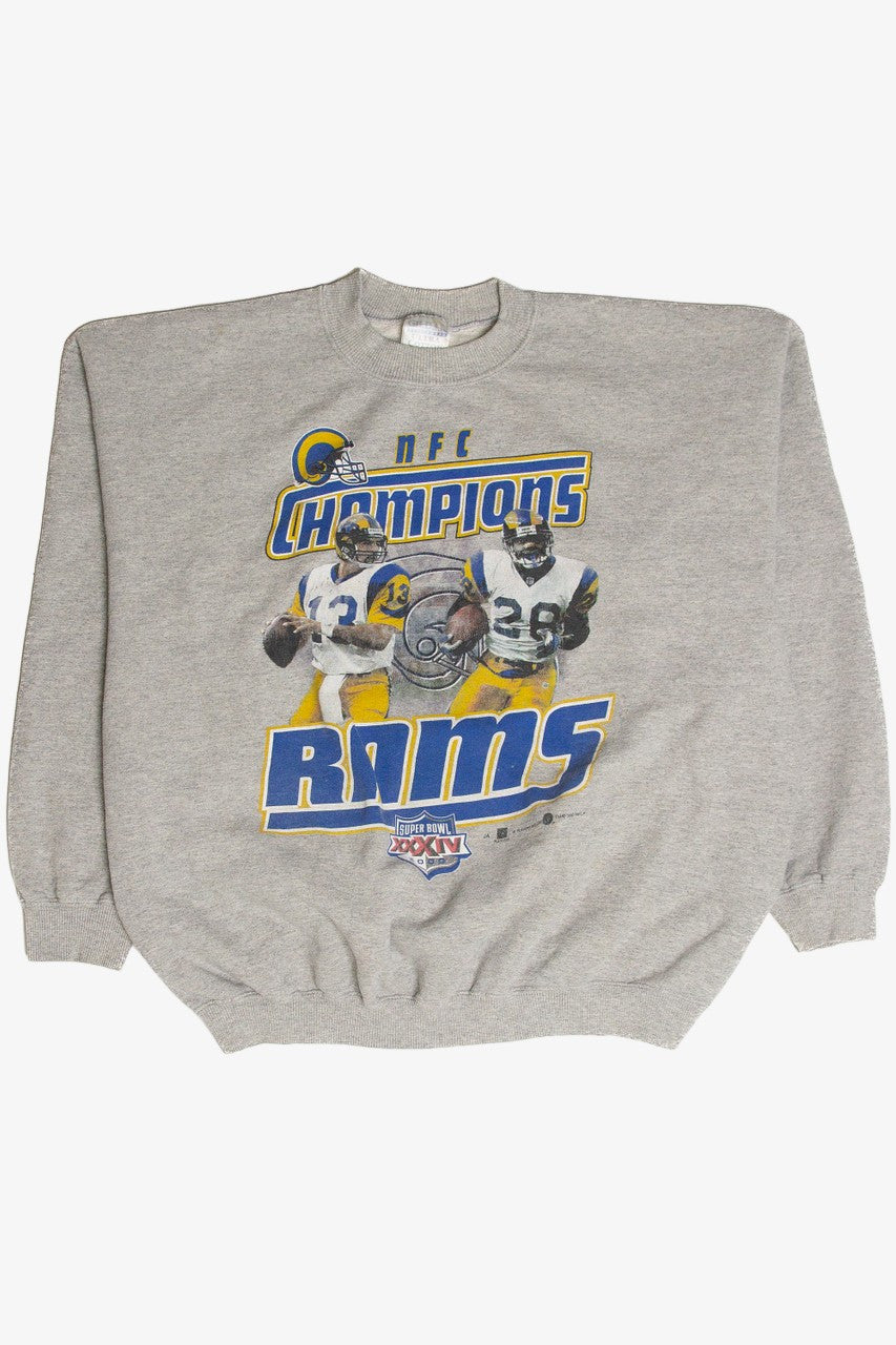 Vintage LA Rams NFC Champions Superbowl XXXIV Sweatshirt