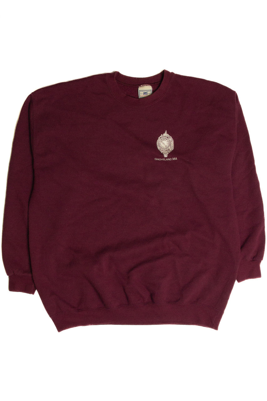 Vintage Groveland MA Sweatshirt 9744