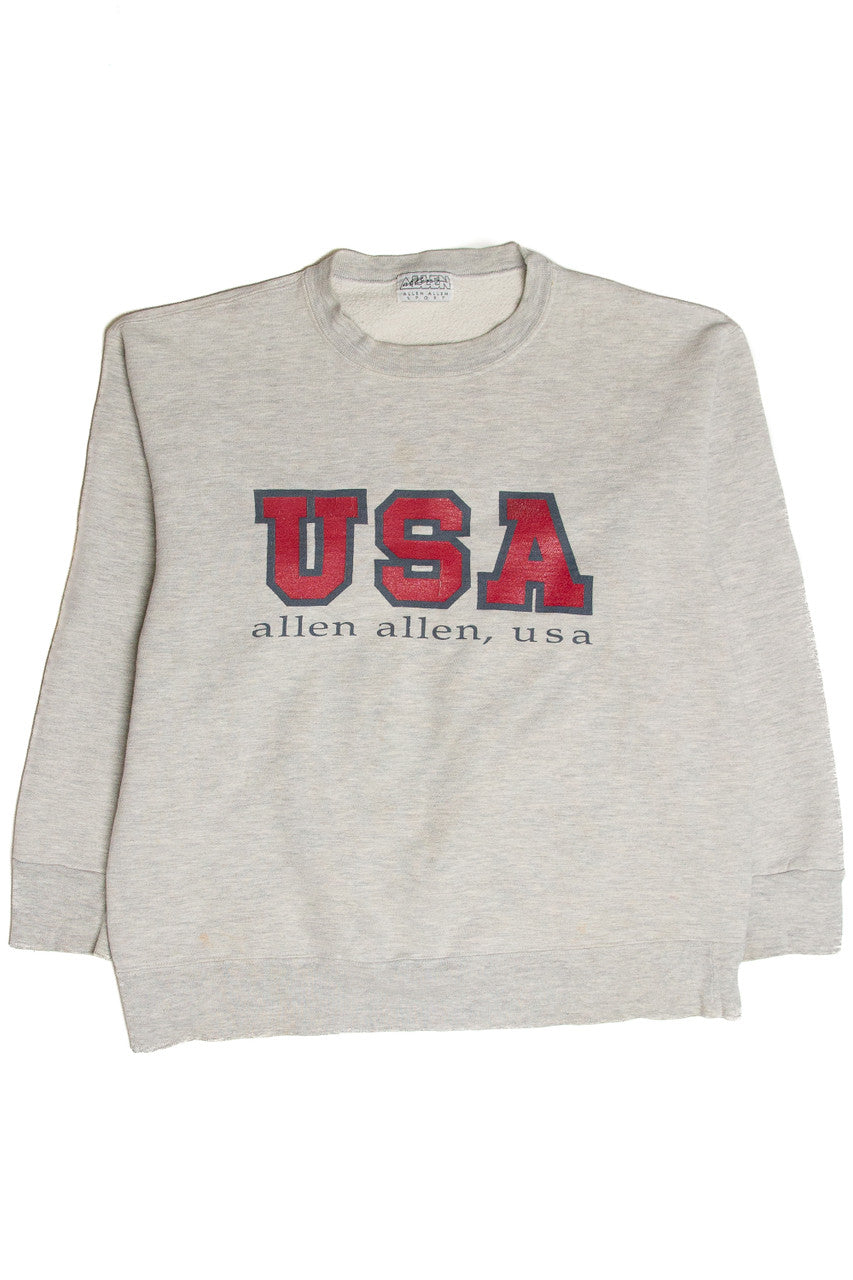 Vintage Allen Allen USA Sweatshirt Allen Allen Sweatshirt