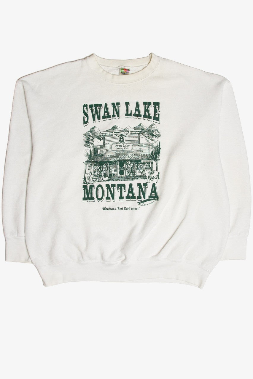 Vintage Swan Lake Montana Sweatshirt