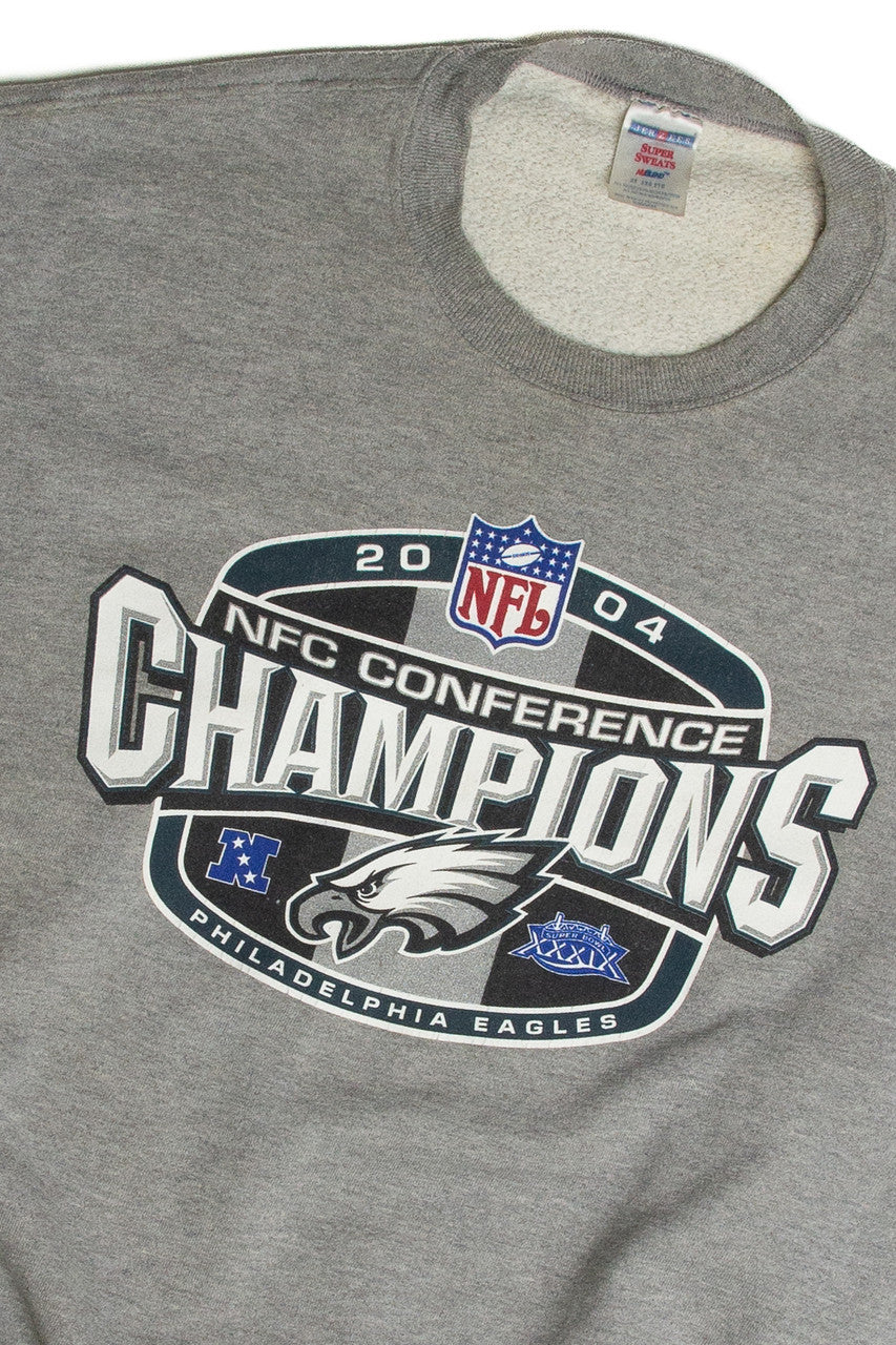 Vintage 2004 Philadelphia Eagles Conference Champions Sweatshirt
