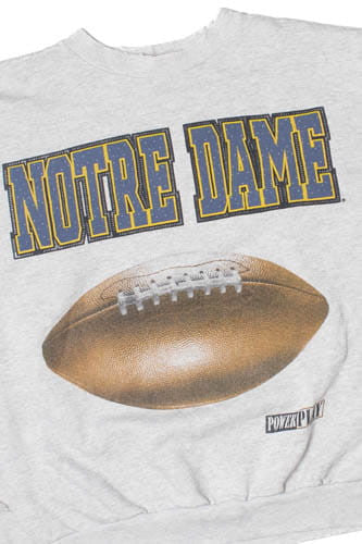 Vintage Notre Dame Football Sweatshirt 8889