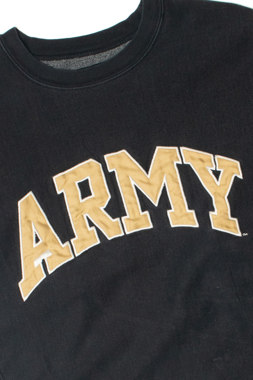 Vintage "Army" Black Sweatshirt 10071