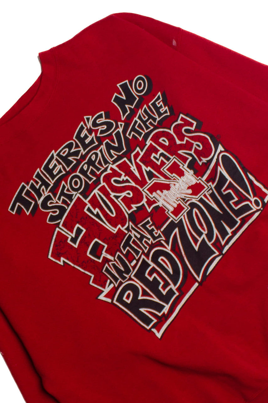 Vintage Logo 7 Huskers Sweatshirt (1990s) 101014