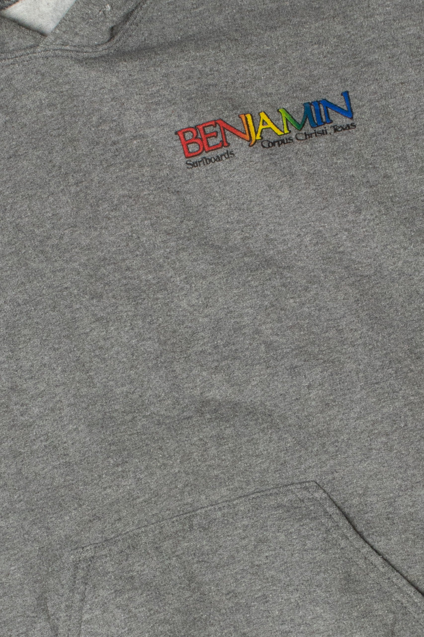 Benjamin Surfboards Kangaroo Pocket Hoodie Sweatshirt
