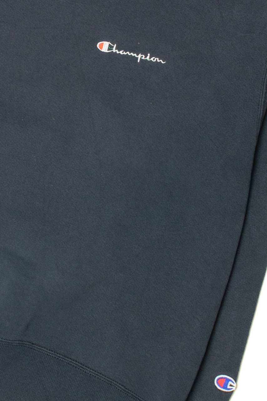 Vintage Thrashed Faded Black Champion Sweatshirt