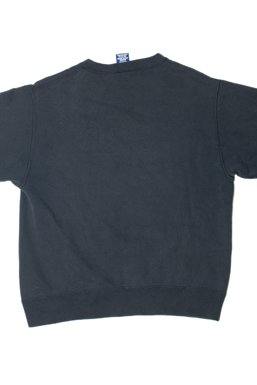 Vintage Thrashed Faded Black Champion Sweatshirt
