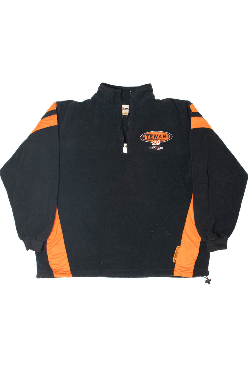 Vintage NASCAR Stewart #20 1/4 Zip Fleece Sweatshirt