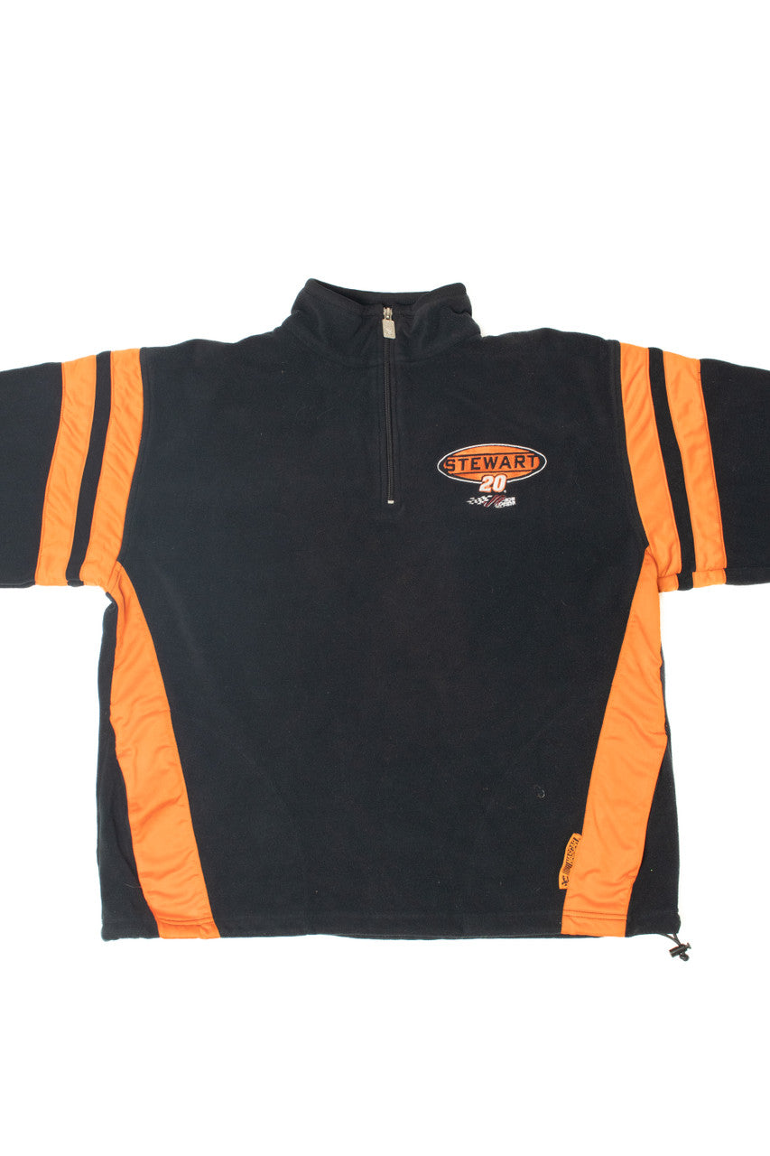 Vintage NASCAR Stewart #20 1/4 Zip Fleece Sweatshirt