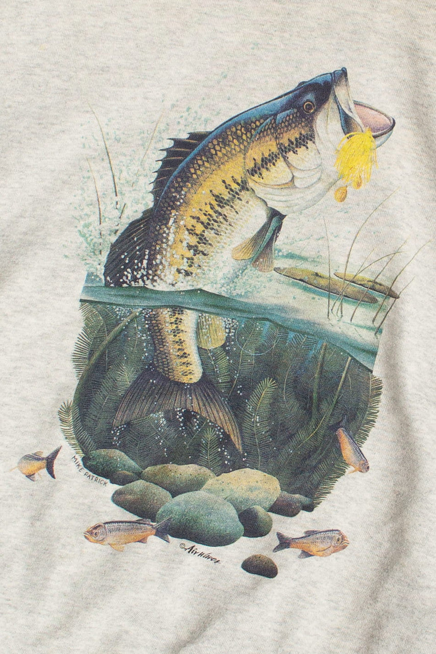 Vintage Air Waves Fishing Sweatshirt (1990s)