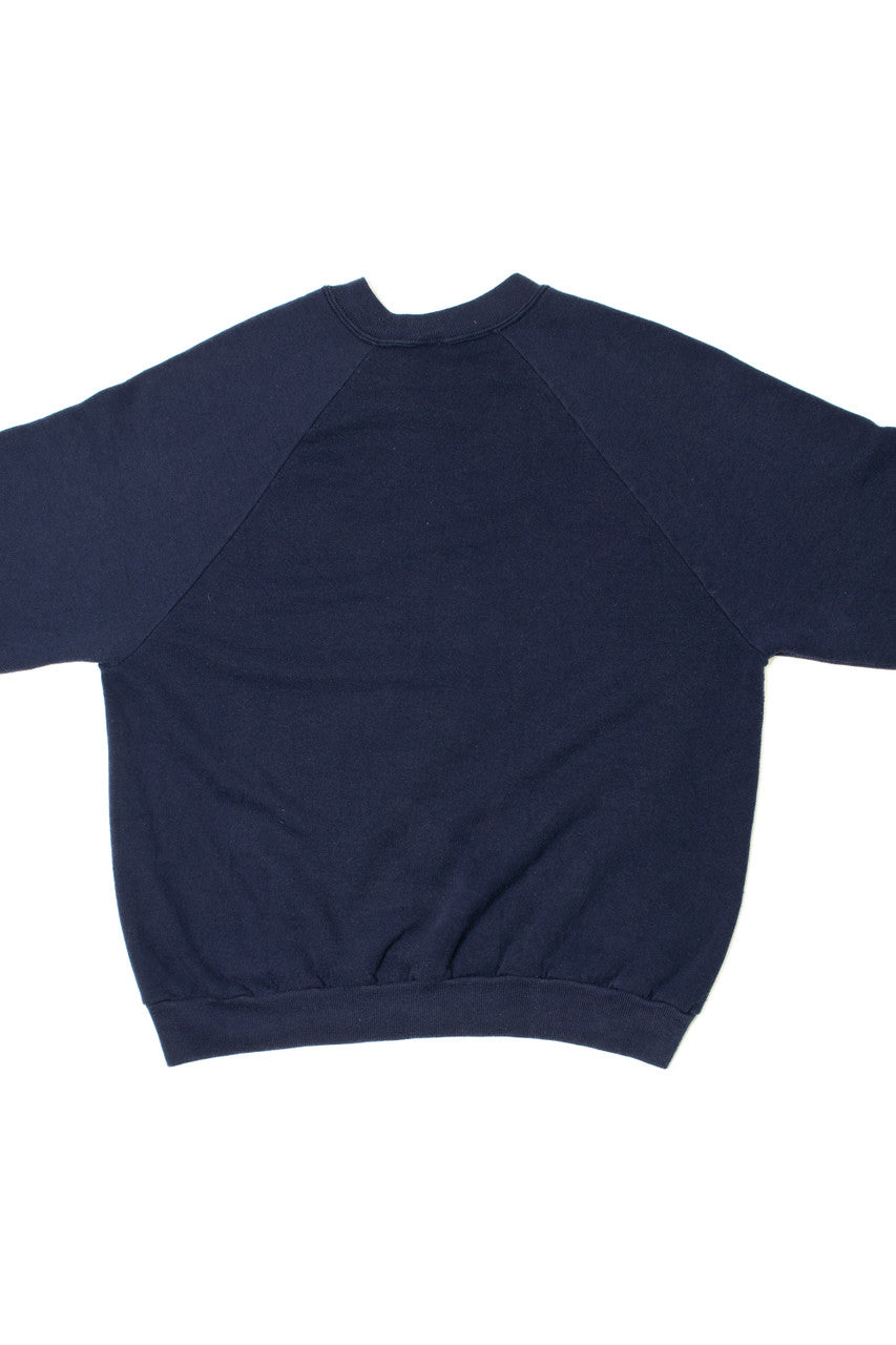 Vintage 1980's Navy "Juilliard" Raglan Sweatshirt