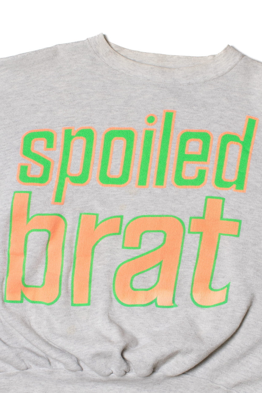 Vintage 1990's "Spoiled Brat" Sweatshirt 10223