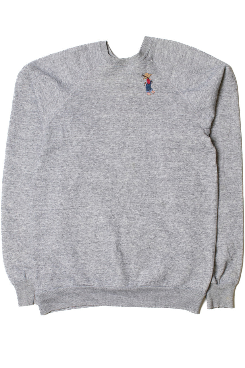 Vintage Hand Embroidered Sweatshirt