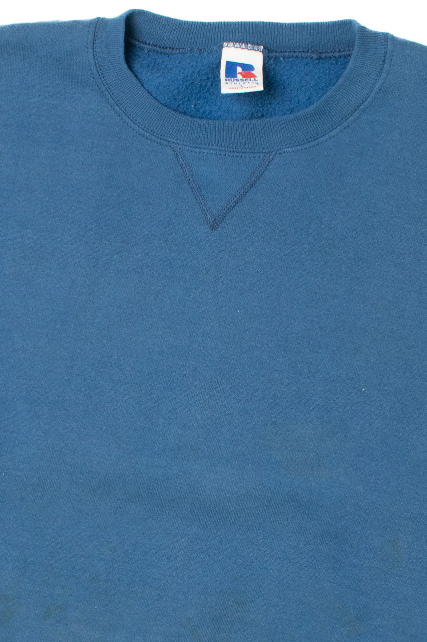 Vintage Blank Blue Russell Athletic Sweatshirt