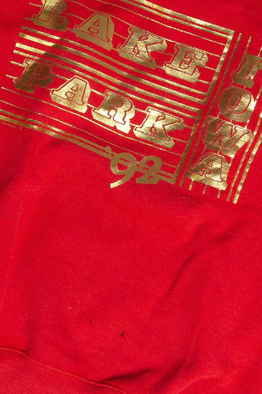 Vintage Lake Park Iowa Sweatshirt (1992)